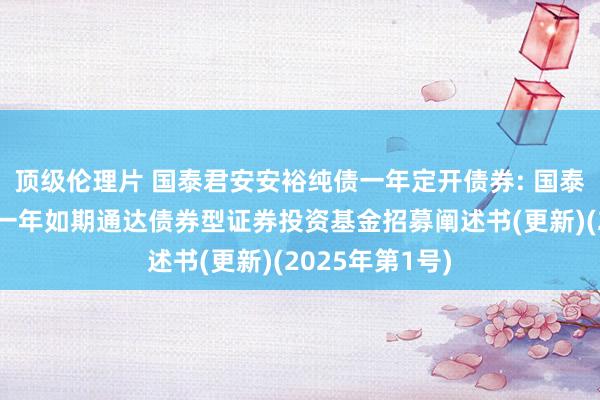 顶级伦理片 国泰君安安裕纯债一年定开债券: 国泰君安安裕纯债一年如期通达债券型证券投资基金招募阐述书(更新)(2025年第1号)
